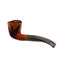 Pipa Gasparini Fatta a Mano Half Bent Dublin con Veretta Oro e Bocchino 9 mm