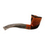 Pipa Gasparini Fatta a Mano Half Bent Dublin con Veretta Oro e Bocchino 9 mm