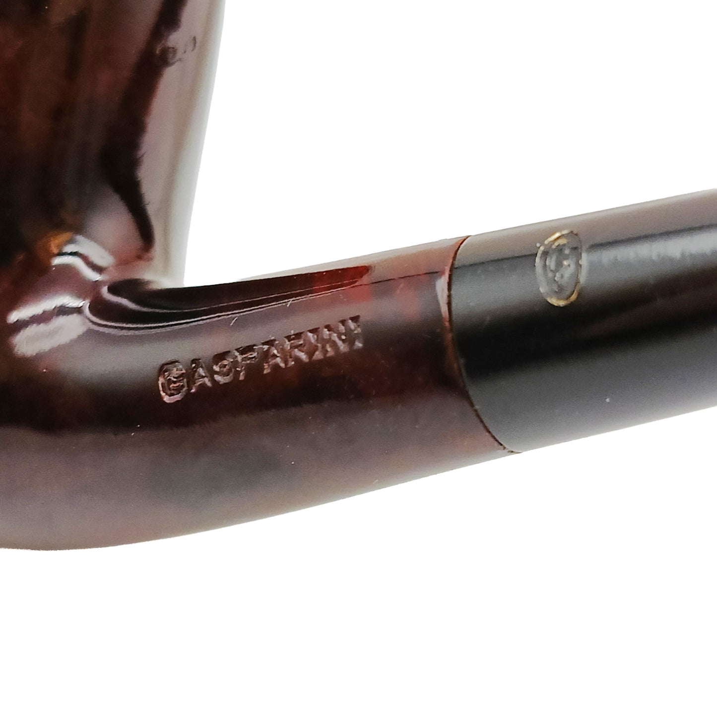 Pipa Gasparini Mignon Liscia Bent Billiard bocchino 3mm