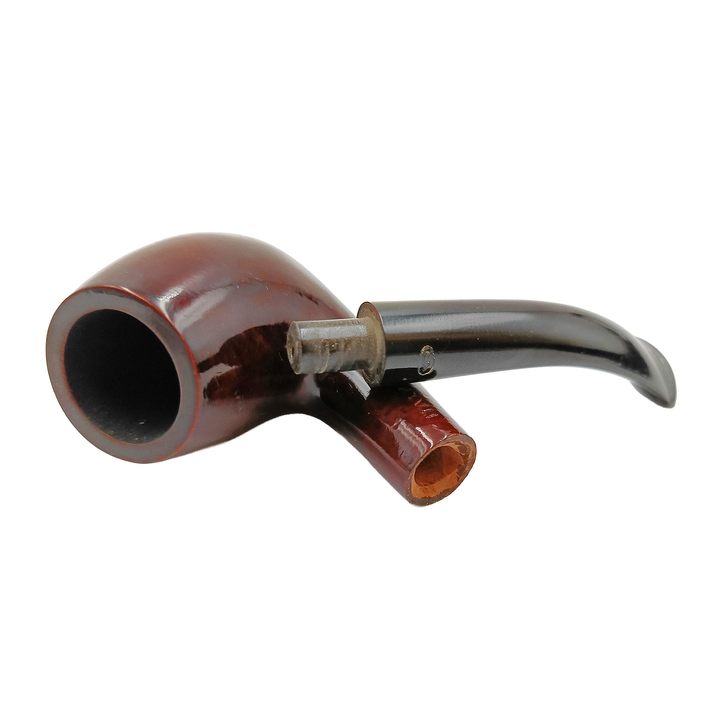 Pipa Gasparini Mignon Liscia Bent Billiard con Bocchino 3 mm