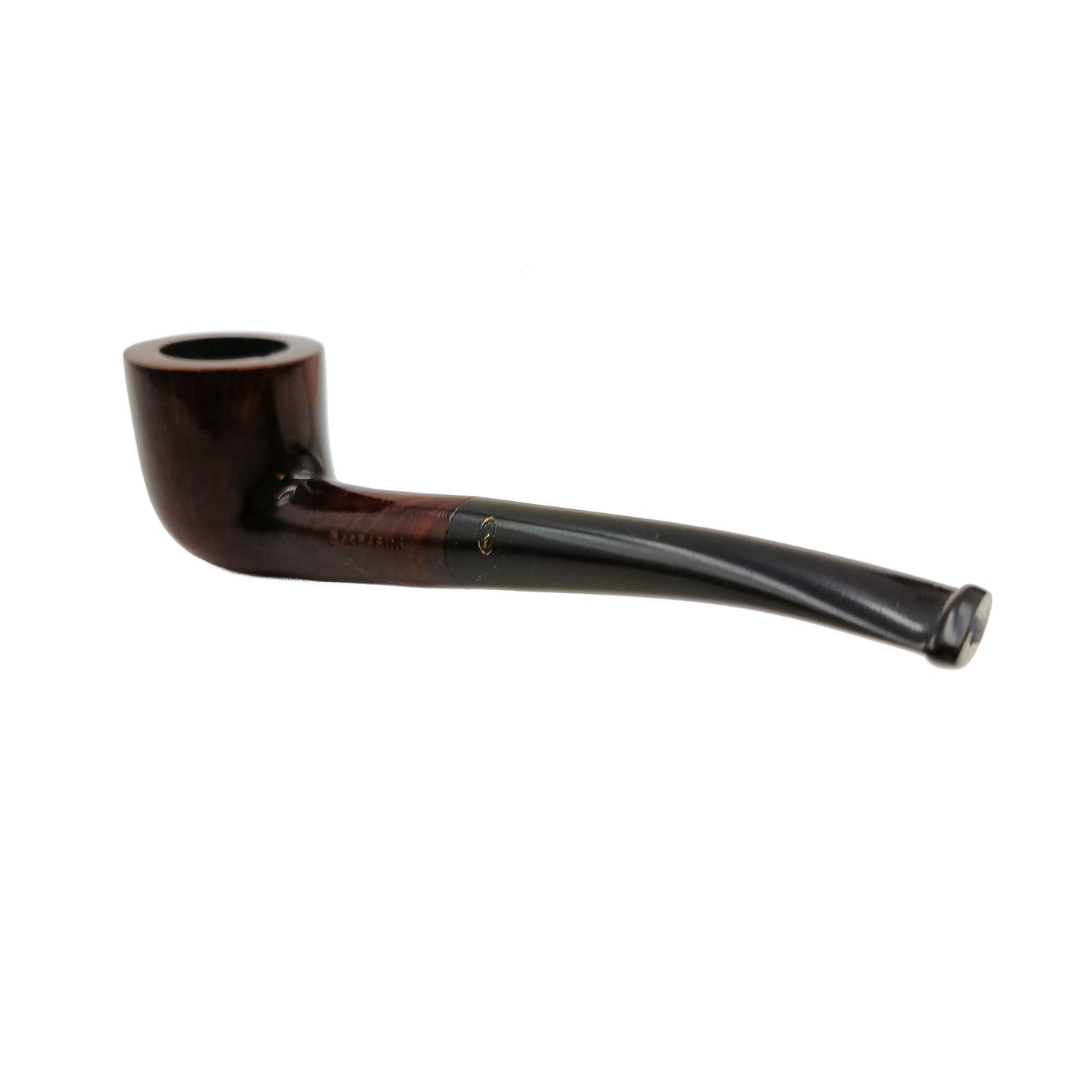 Dettaglio bocchino Pipa Gasparini Mignon Quarter Bent Billiard