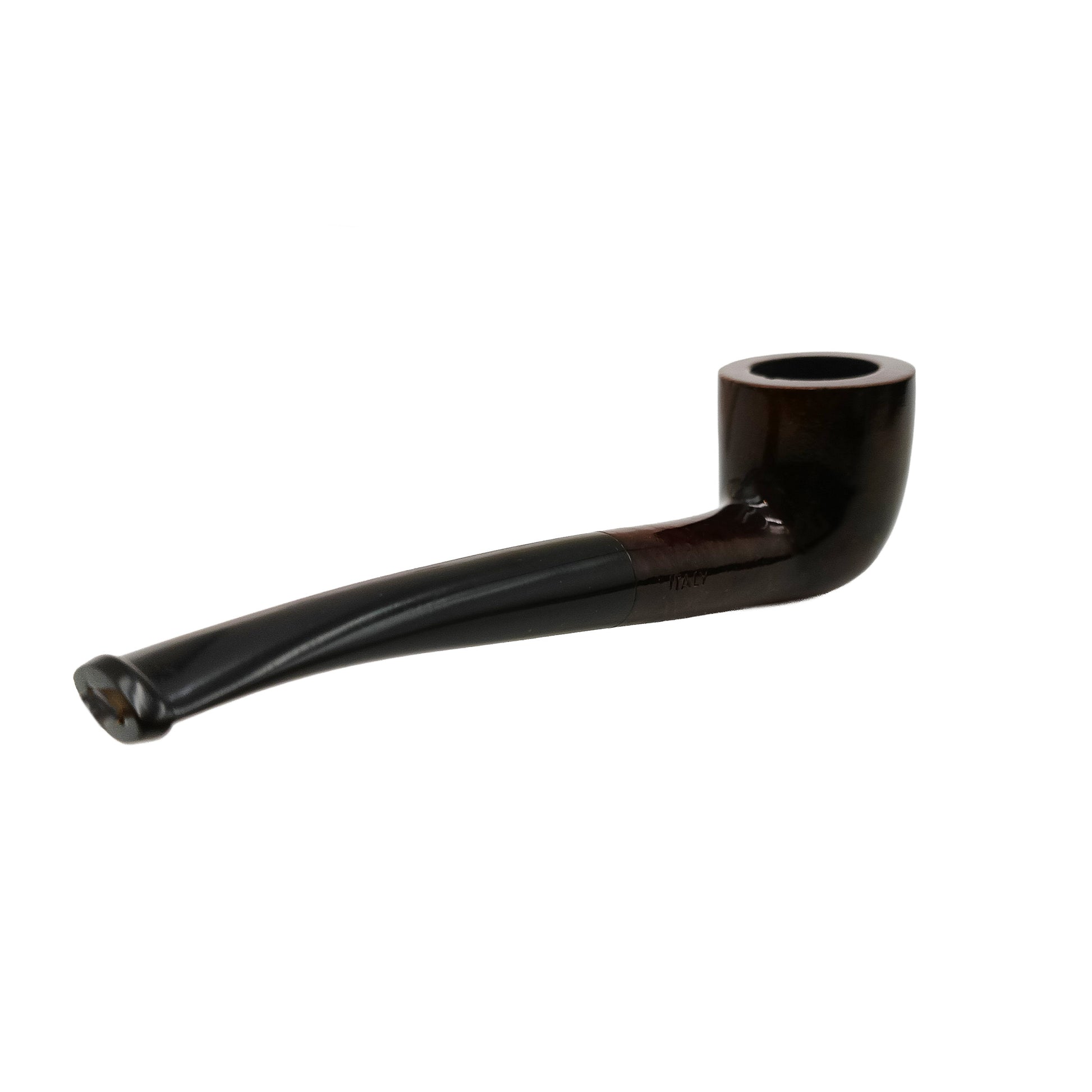 Pipa Gasparini Quarter Bent Billiard radica marrone scuro T01310
