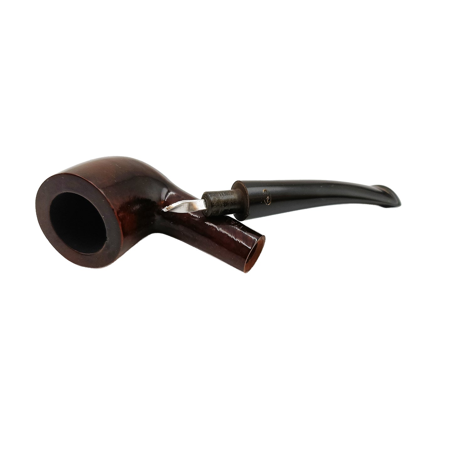 Pipa Gasparini Mignon Liscia Quarter Bent Billiard con Bocchino 3 mm