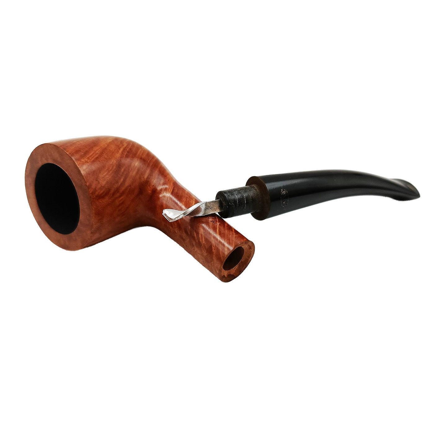 Pipa Gasparini Mignon Liscia Quarter Bent Billiard con Bocchino 3 mm