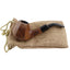 Pipa RAW Bent Billiard bocchino rimovibile design classico T01752