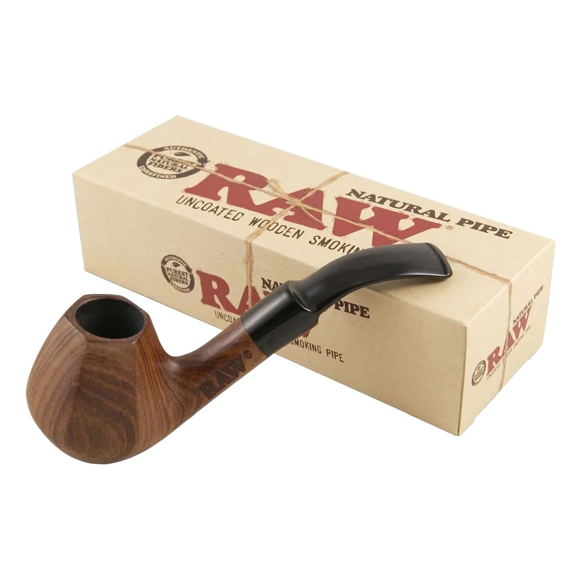 Pipa RAW Bent Billiard fornello 12mm bocchino plastica removibile T01752