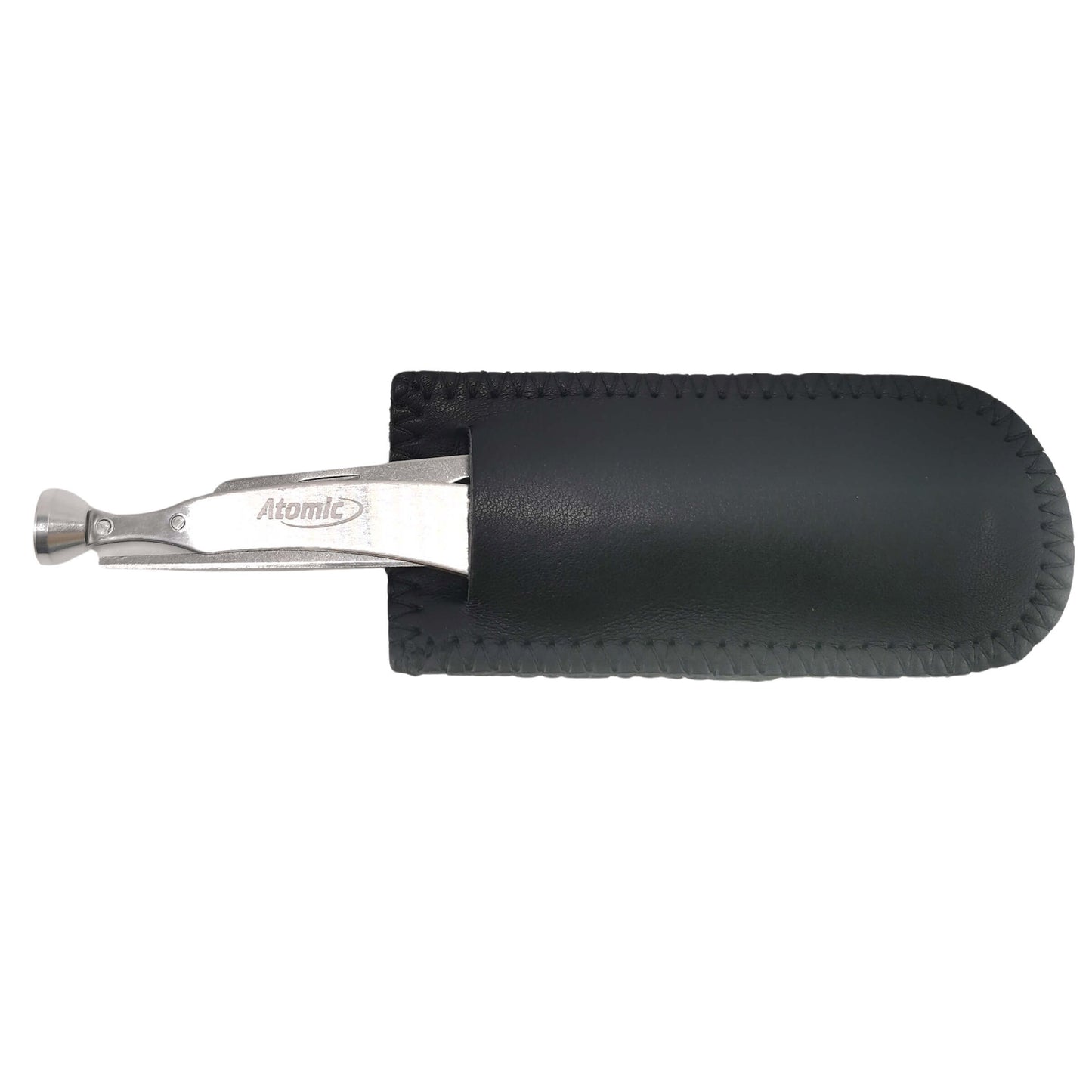 Curapipe Atomic a 3 Funzioni in Acciaio Inox con Custodia in PU - 0111503