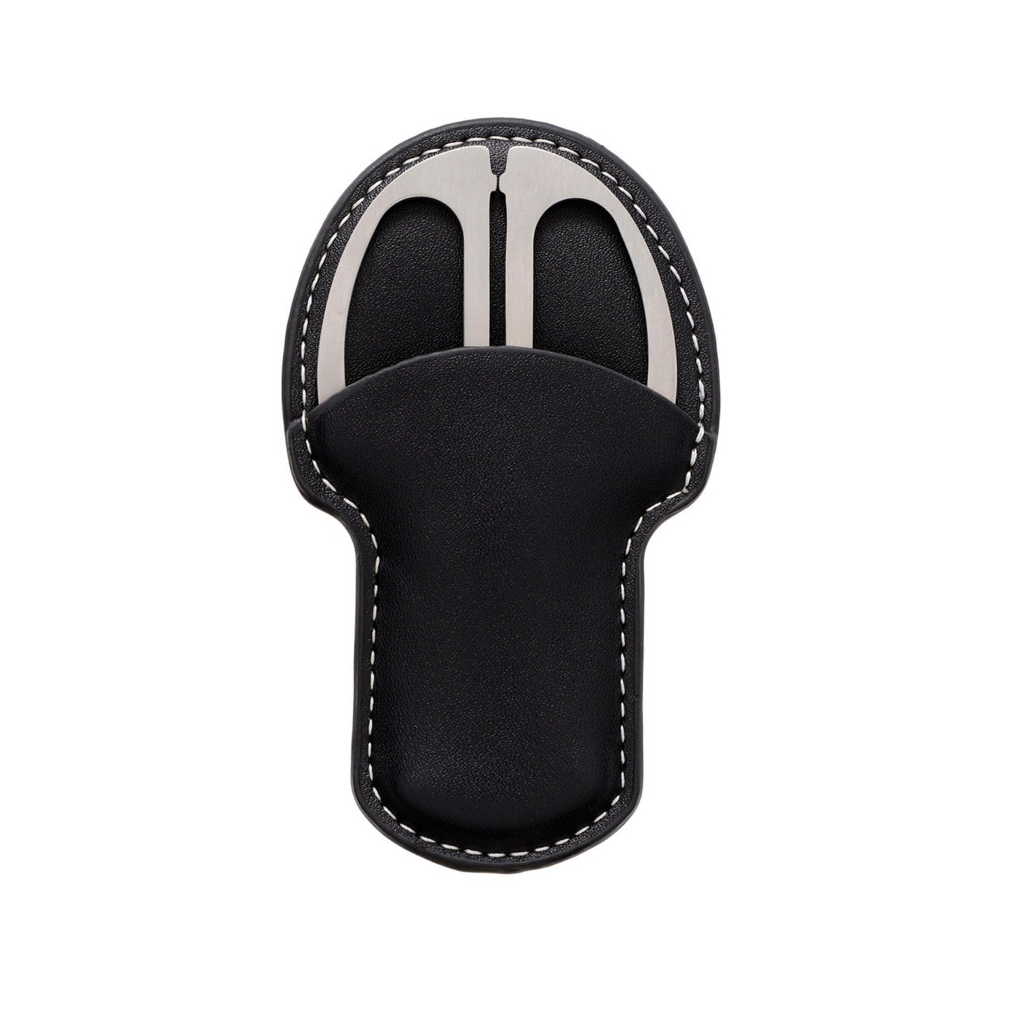 Forbice Tagliasigari Myon in Acciaio Inox Lucido con Custodia in Pelle e Confezione Regalo - 1861400
