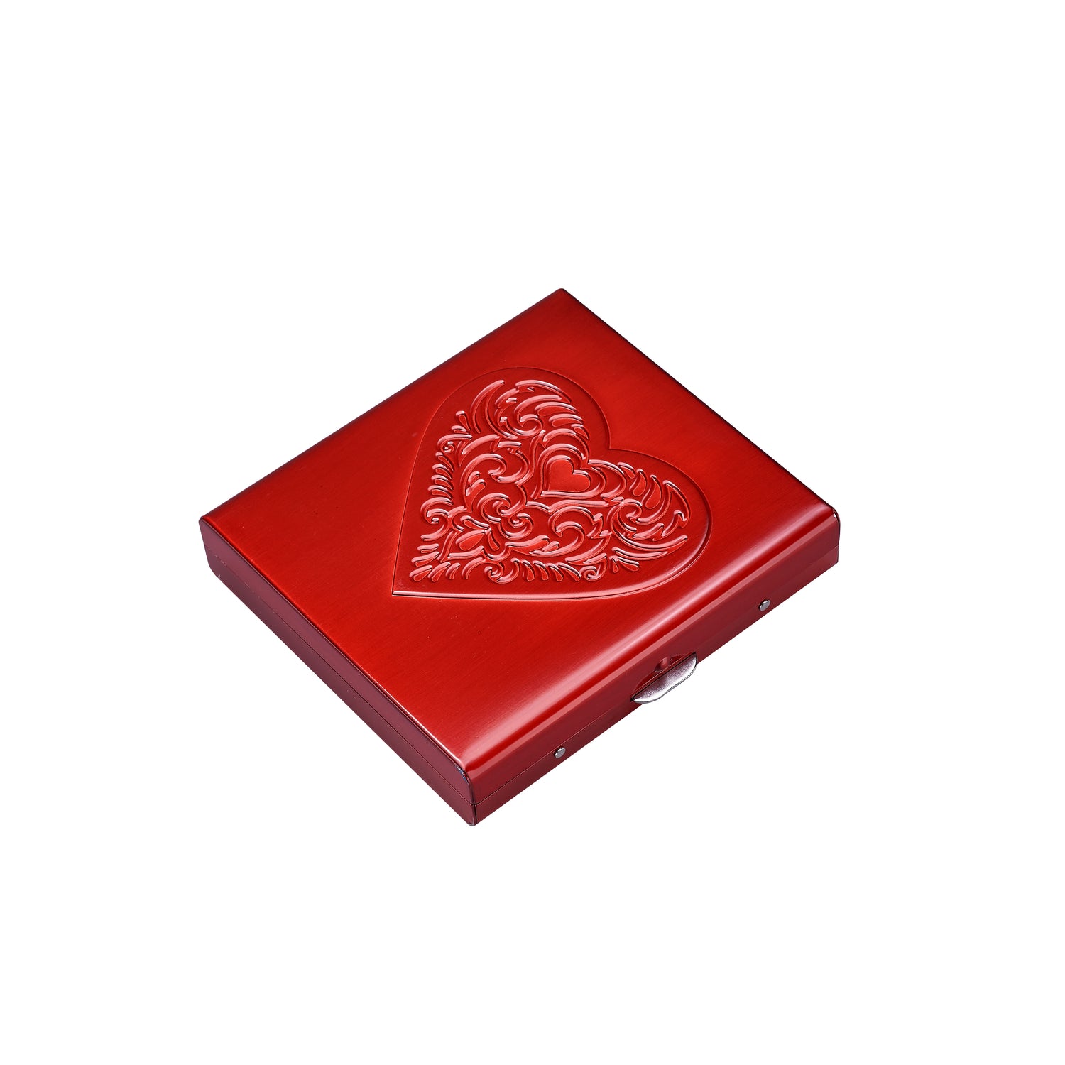 Porta sigarette Heart Spades vista frontale motivo cuori picche