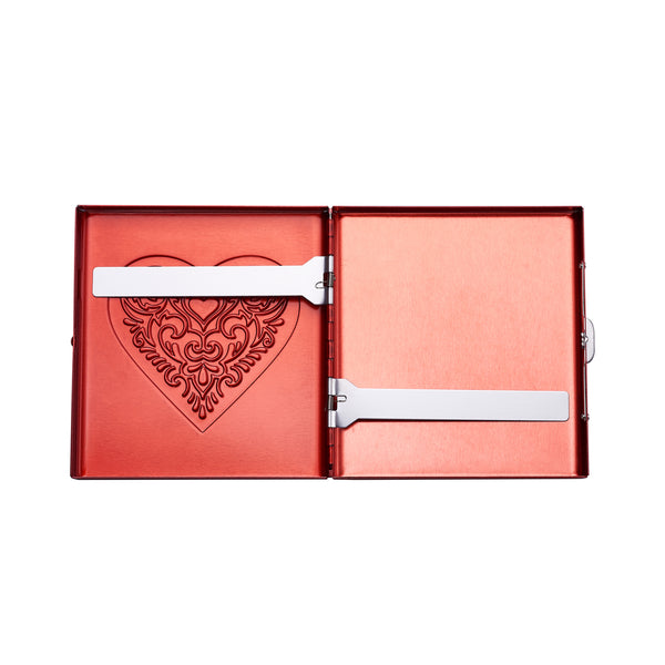 PORTA SIGARETTE IN METALLO HEART AND SPADES - 40519020