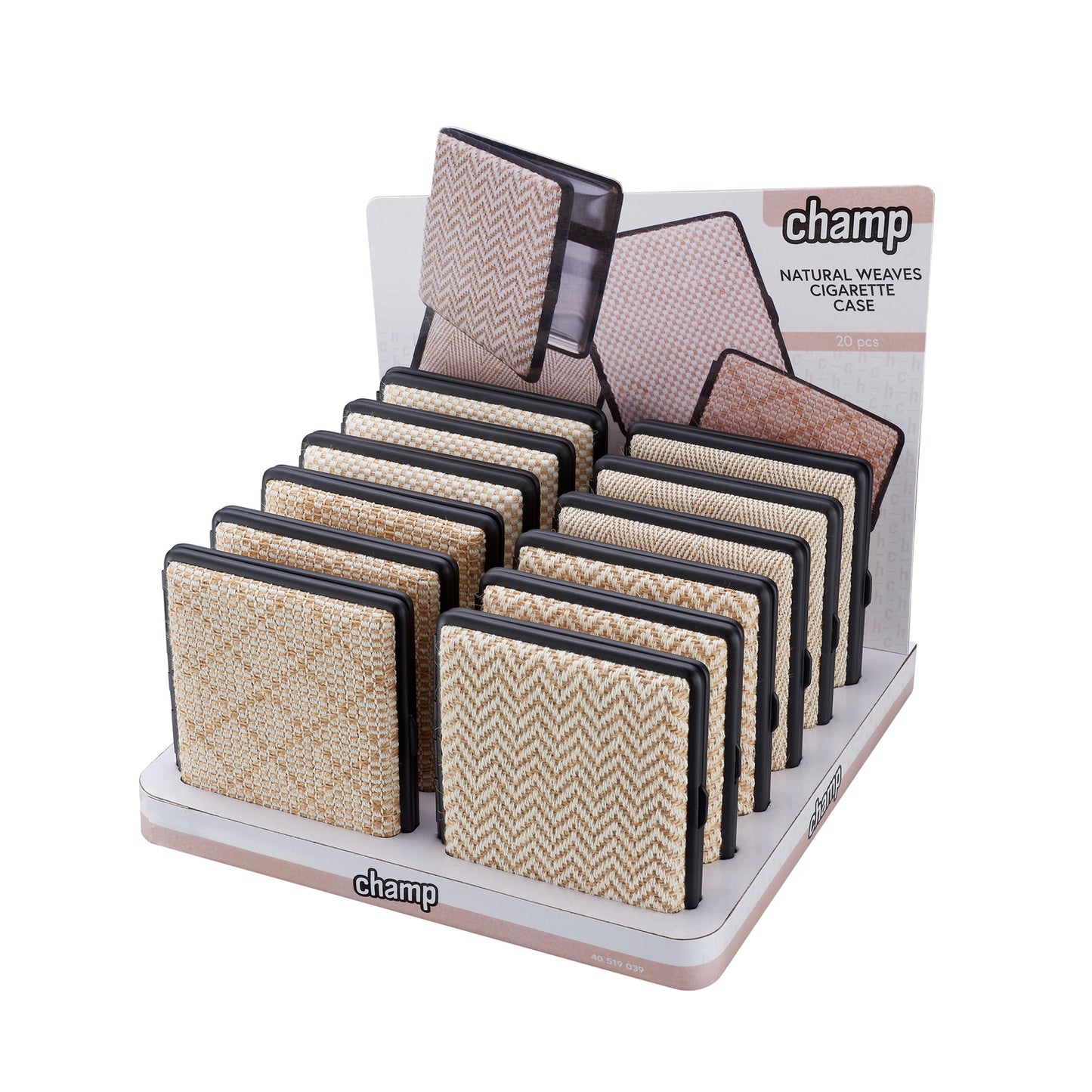 PORTA SIGARETTE IN METALLO NATURAL WEAVES - 40519039