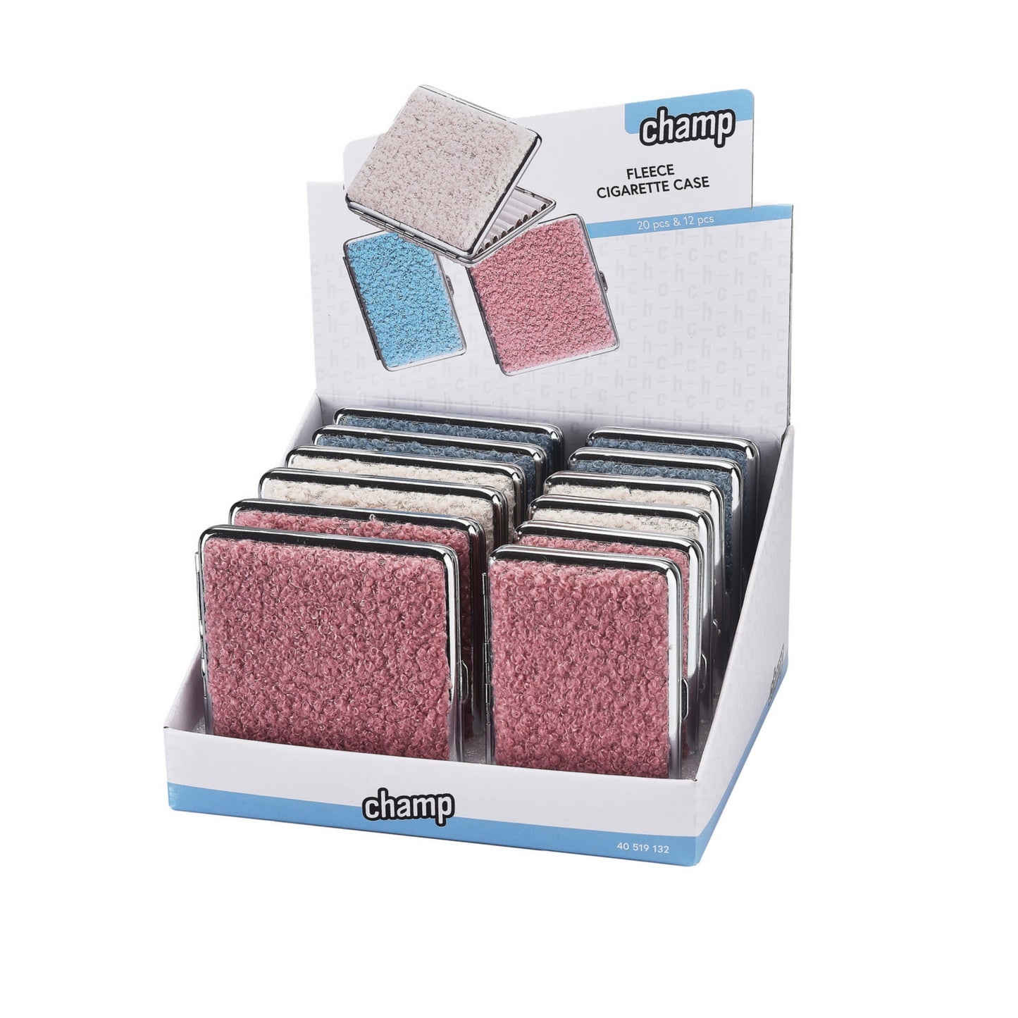 PORTA SIGARETTE IN METALLO E FLEECE - 40519132
