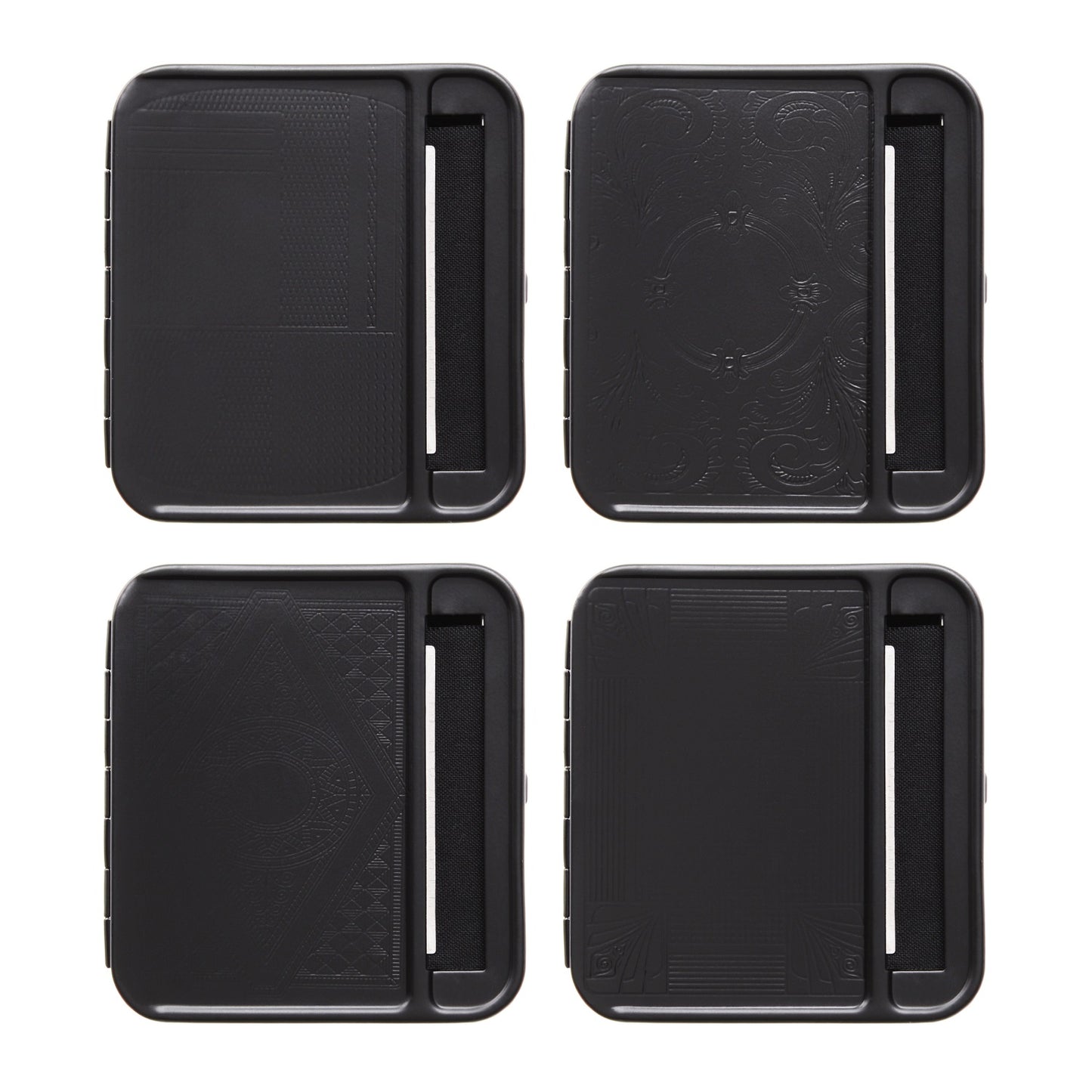 Tabarolling Black 78mm nero opaco con fascia tela e meccanismo rollatura