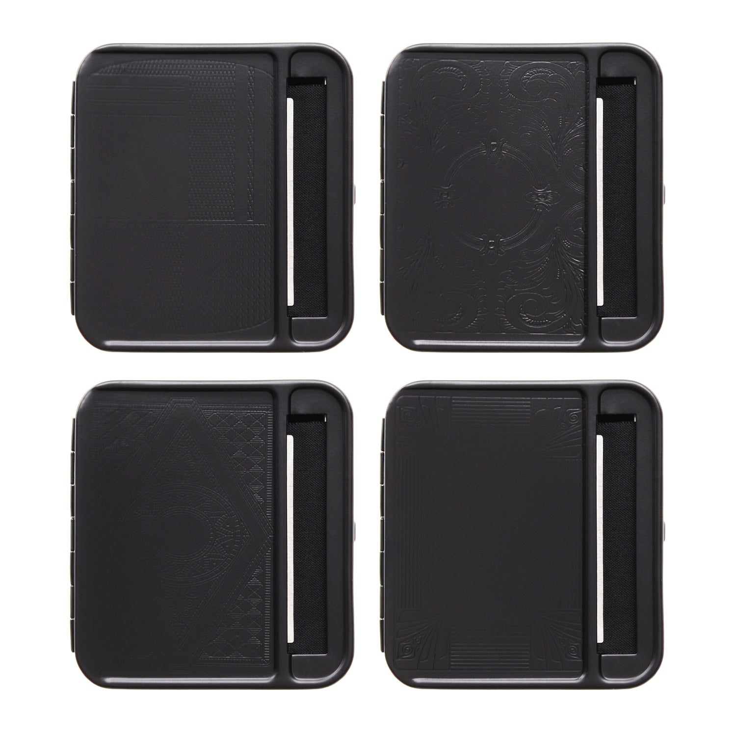 Tabarolling Black 78mm nero opaco con fascia tela e meccanismo rollatura