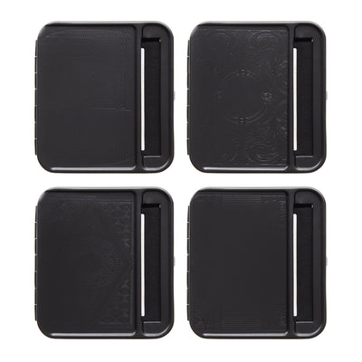 Tabarolling Black 78mm nero opaco con fascia tela e meccanismo rollatura