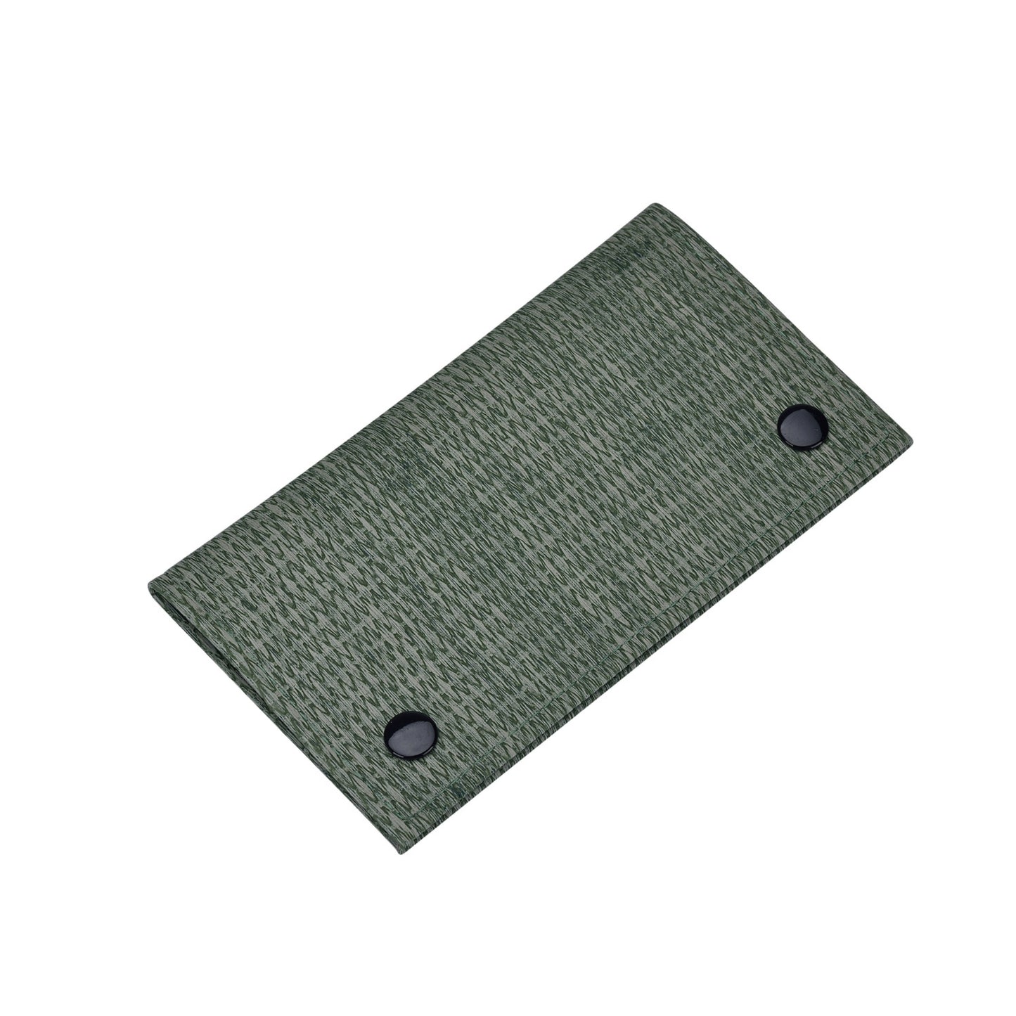BORSA PORTA TABACCO EFFETTO LINO CON CHIUSURA A BOTTONI + 3 CERNIERE E PORTA CARTINE - 16x9cm - 40509070