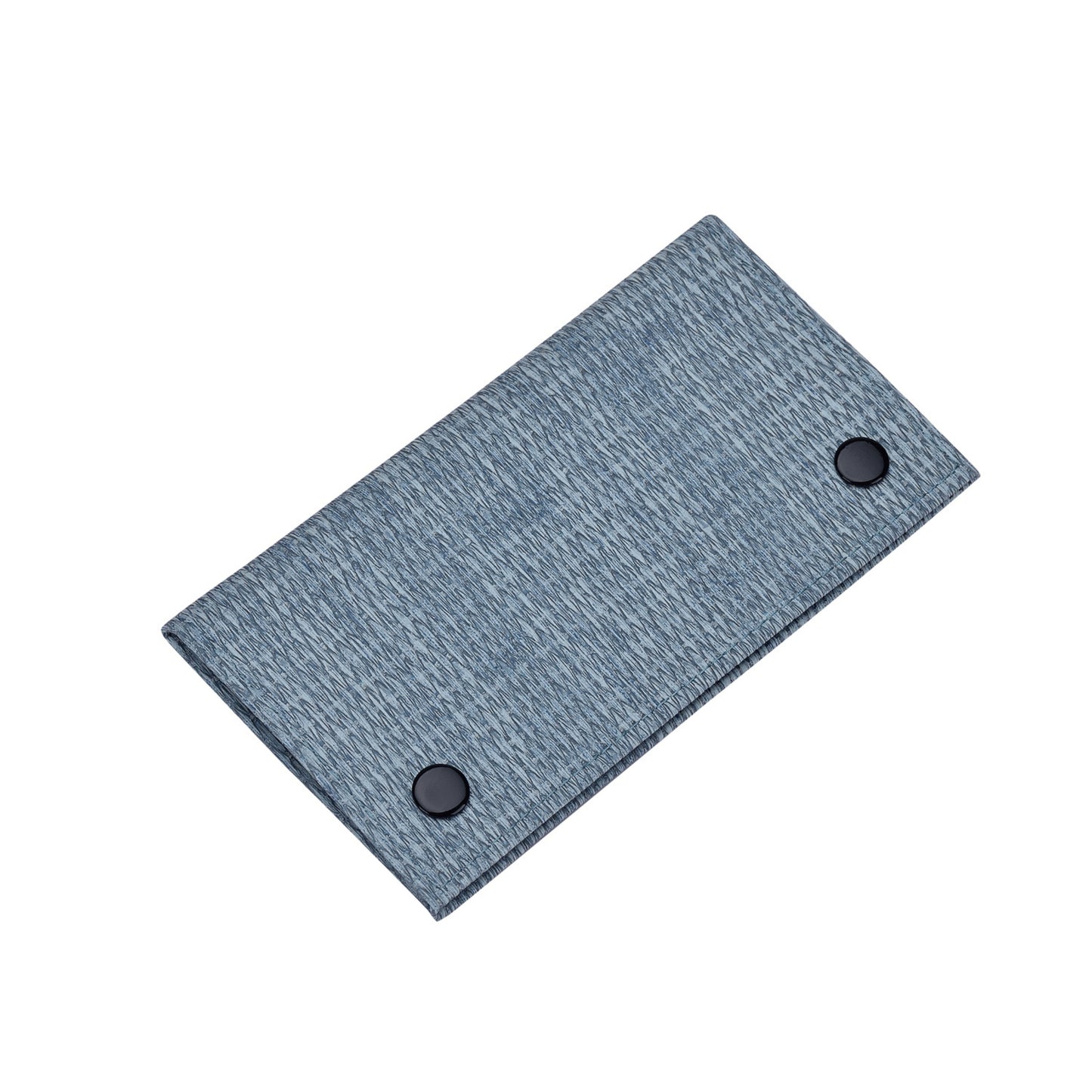 BORSA PORTA TABACCO EFFETTO LINO CON CHIUSURA A BOTTONI + 3 CERNIERE E PORTA CARTINE - 16x9cm - 40509070