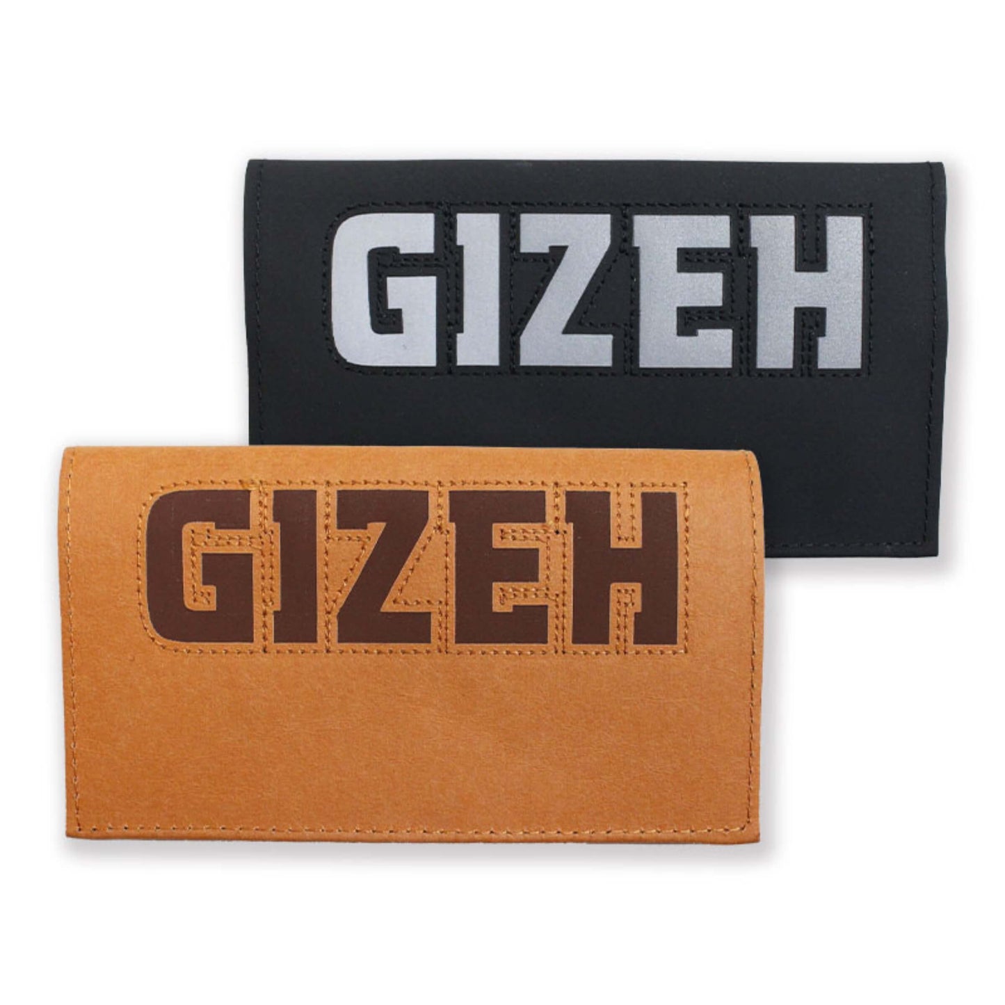 Portatabacco Gizeh con chiusura velcro tasche per tabacco cartine e filtri struttura morbida