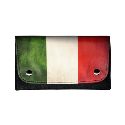 Porta tabacco Targard Bandiera Italia dettaglio design acrilico tricolore scomparti