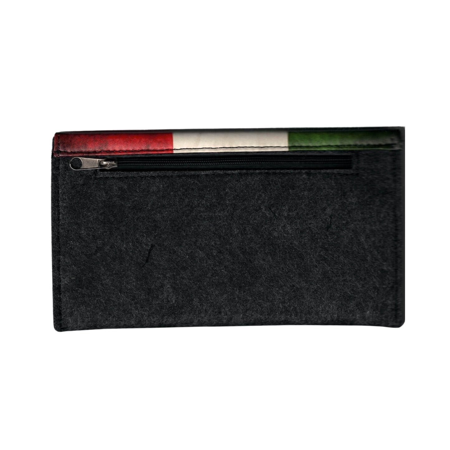 BORSA PORTA TABACCO TARGARD BANDIERA ITALIA IN ACRILICO 17,5x10 cm - 14075