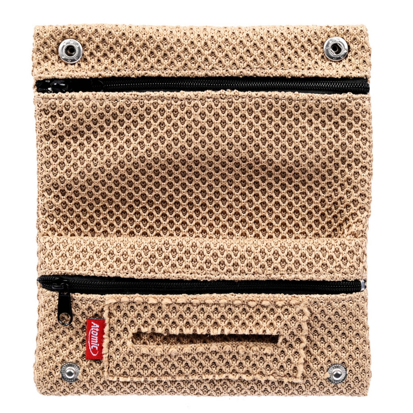 Portatabacco Atomic
 in Tessuto Rete Midi con Tasche e Chiusura a Bottone - 0406217