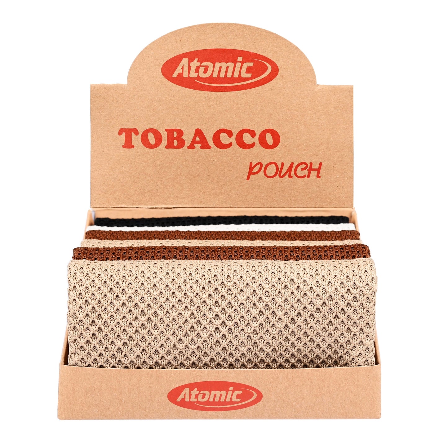 Portatabacco Atomic
 in Tessuto Rete Midi con Tasche e Chiusura a Bottone - 0406217