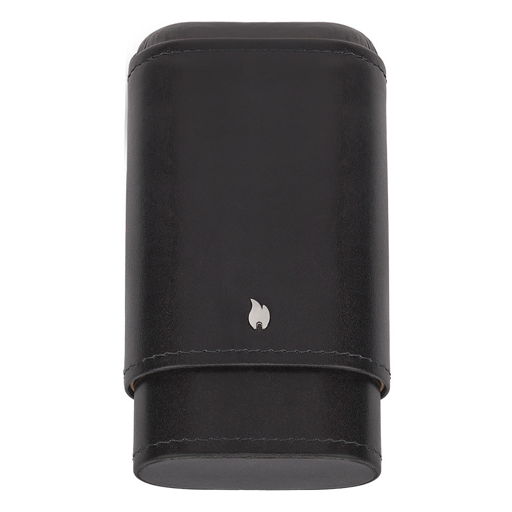 Portasigari Zippo pelle Nappa nera 3 sigari interno rivestito T06115D