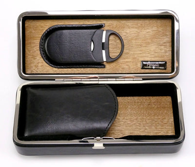HUMIDOR DAL NEGRO DA VIAGGIO 2 SIGARI + TAGLIASIGARI 003177