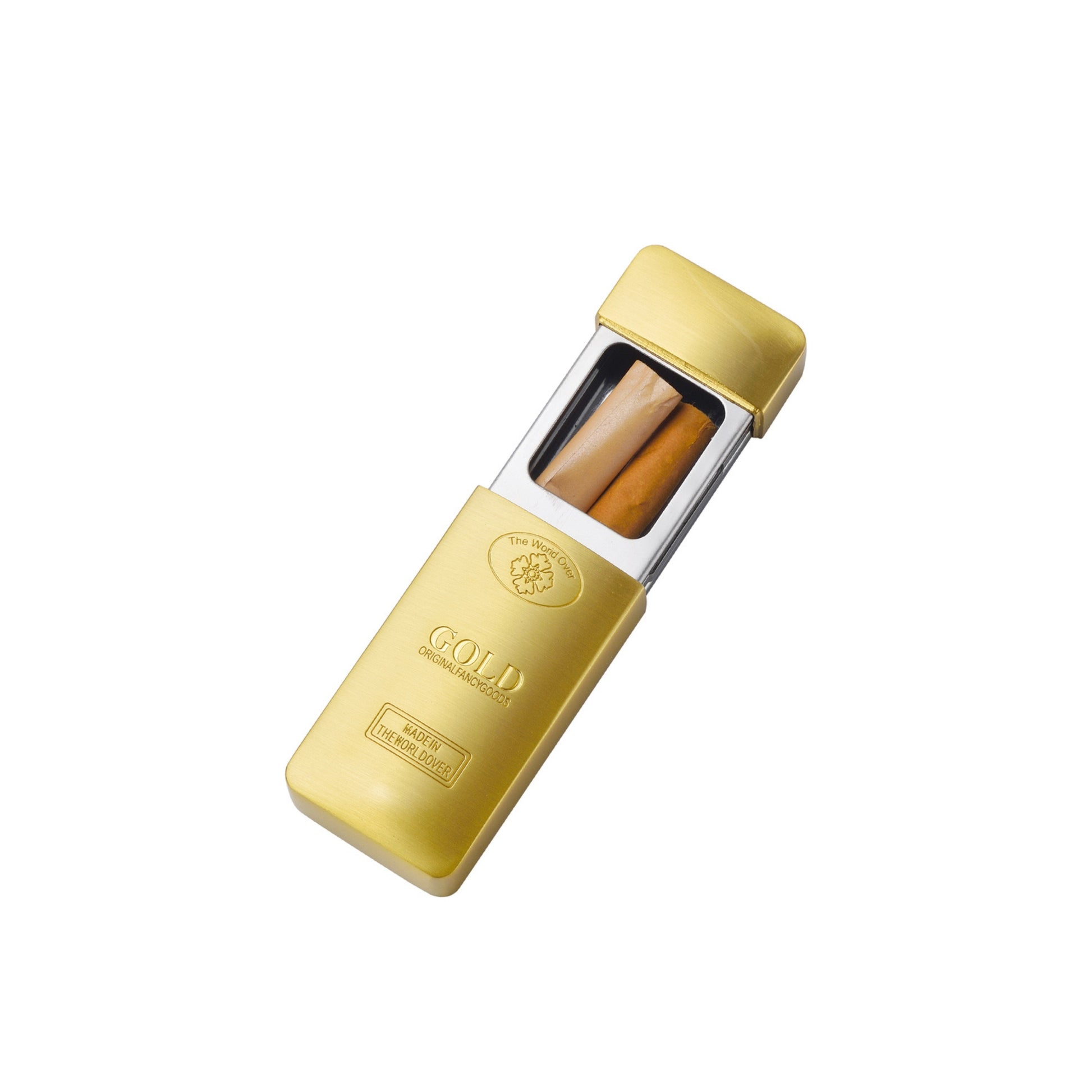Posacenere Champ Goldbar Pocket finitura dorata dettaglio T07301A