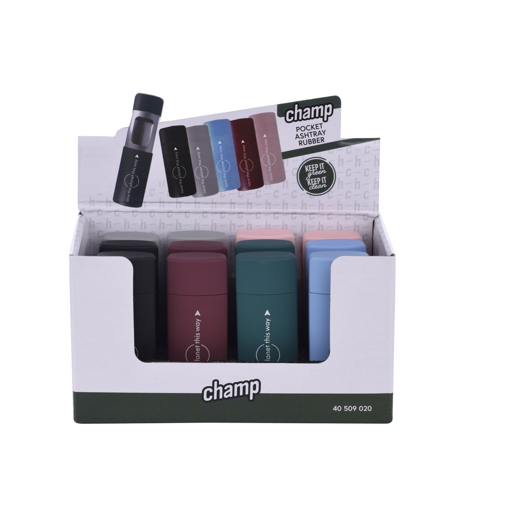 Dettaglio superficie gommata posacenere Champ Rubber Pocket