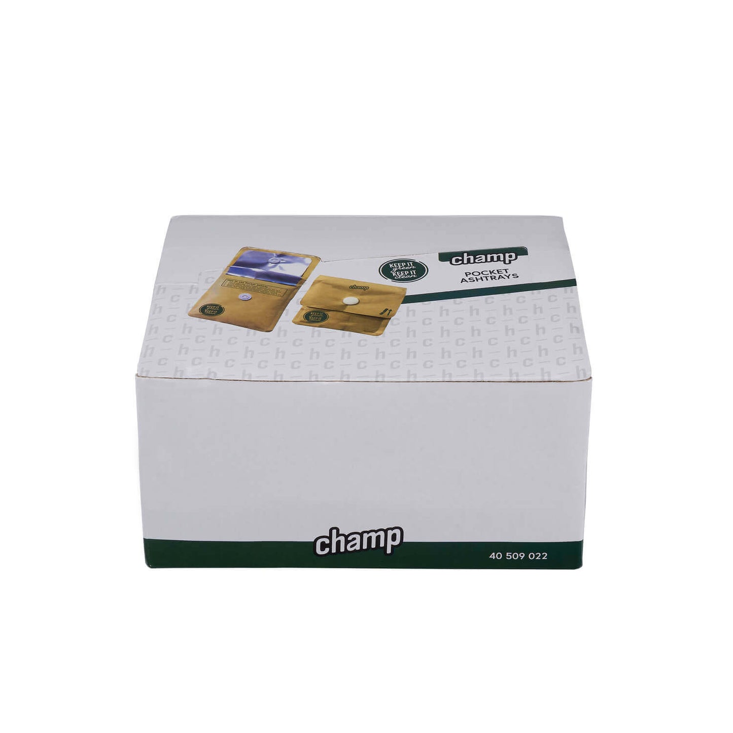 Champ Posacenere Tascabile Recycle Kraft con Rivestimento Interno Ignifugo