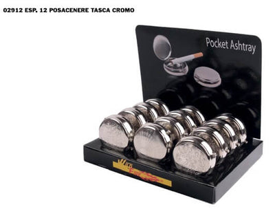 POSACENERE DA TASCA CROMO - 002912