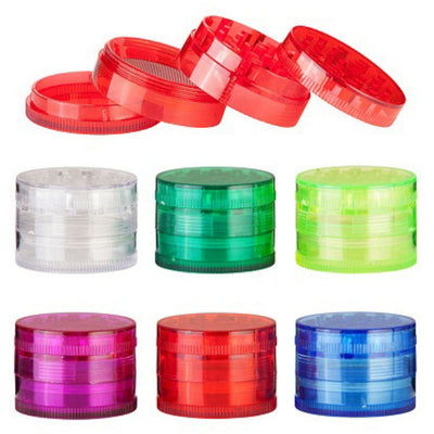 Grinder Dreamliner plastica 46mm 4 parti struttura trasparente colorata