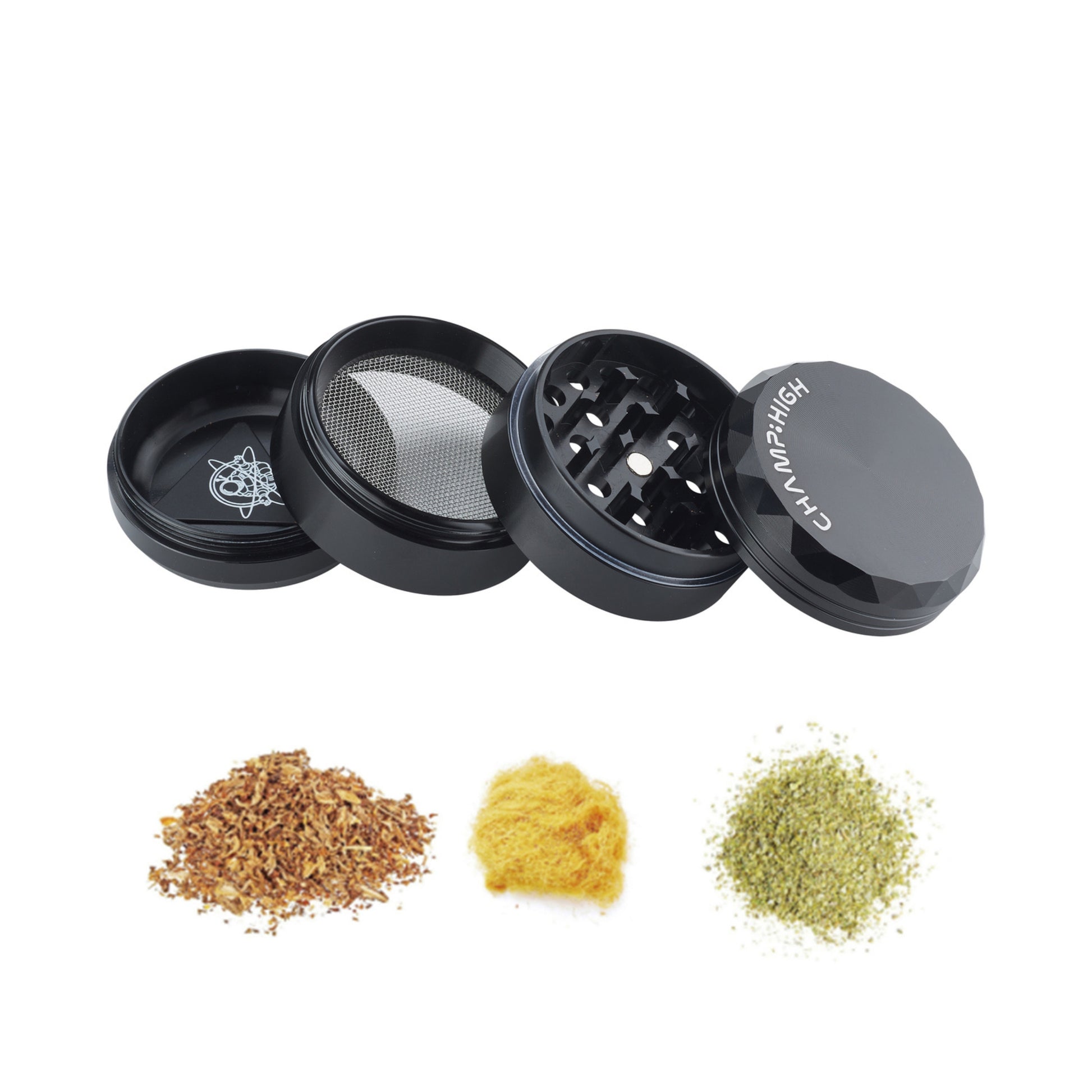 Grinder Classic alluminio 50mm denti affilati macinazione uniforme erbe