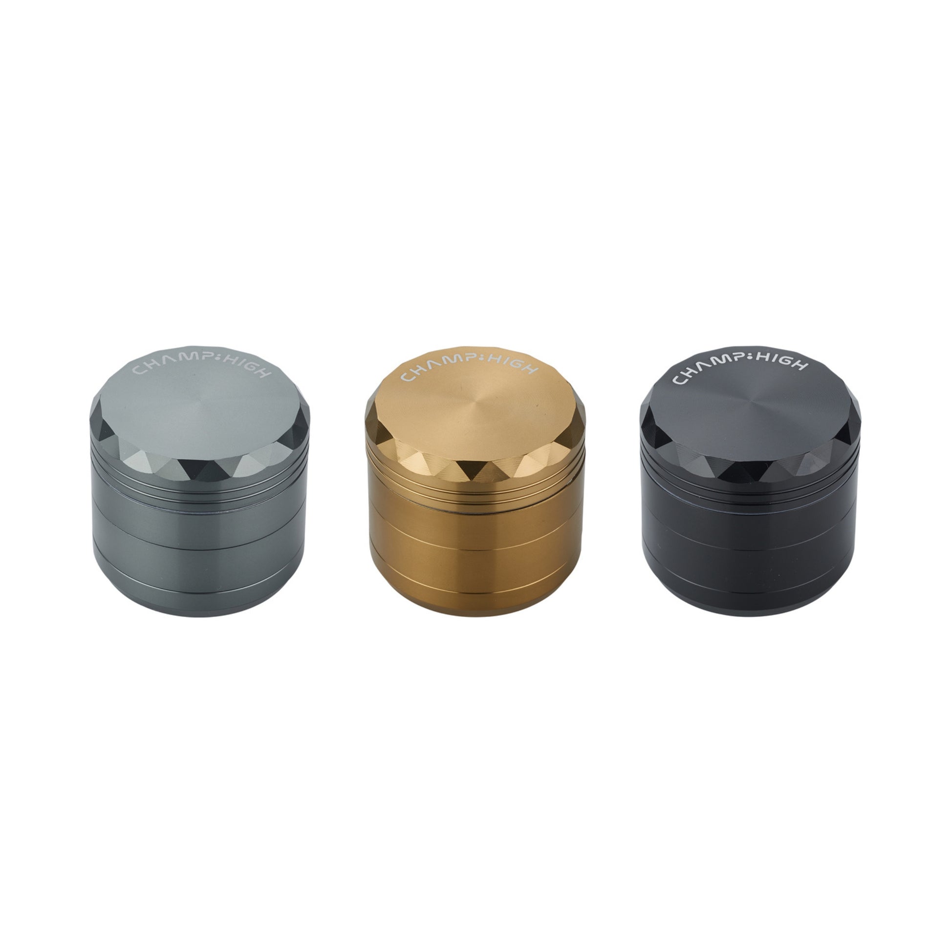 Grinder Classic alluminio 50mm 4 parti camera macinazione e setaccio