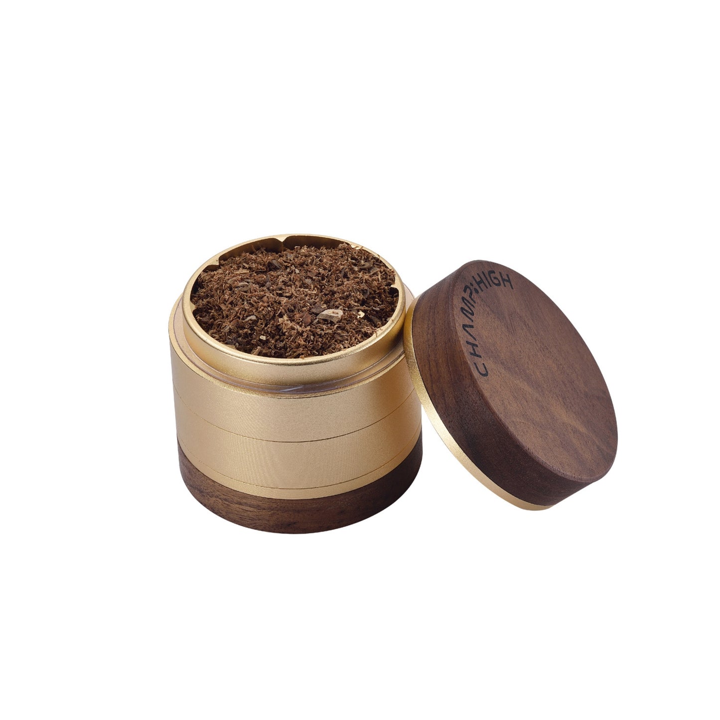 GRINDER ROUND WOODEN 62mm 4 PARTI - 40506170