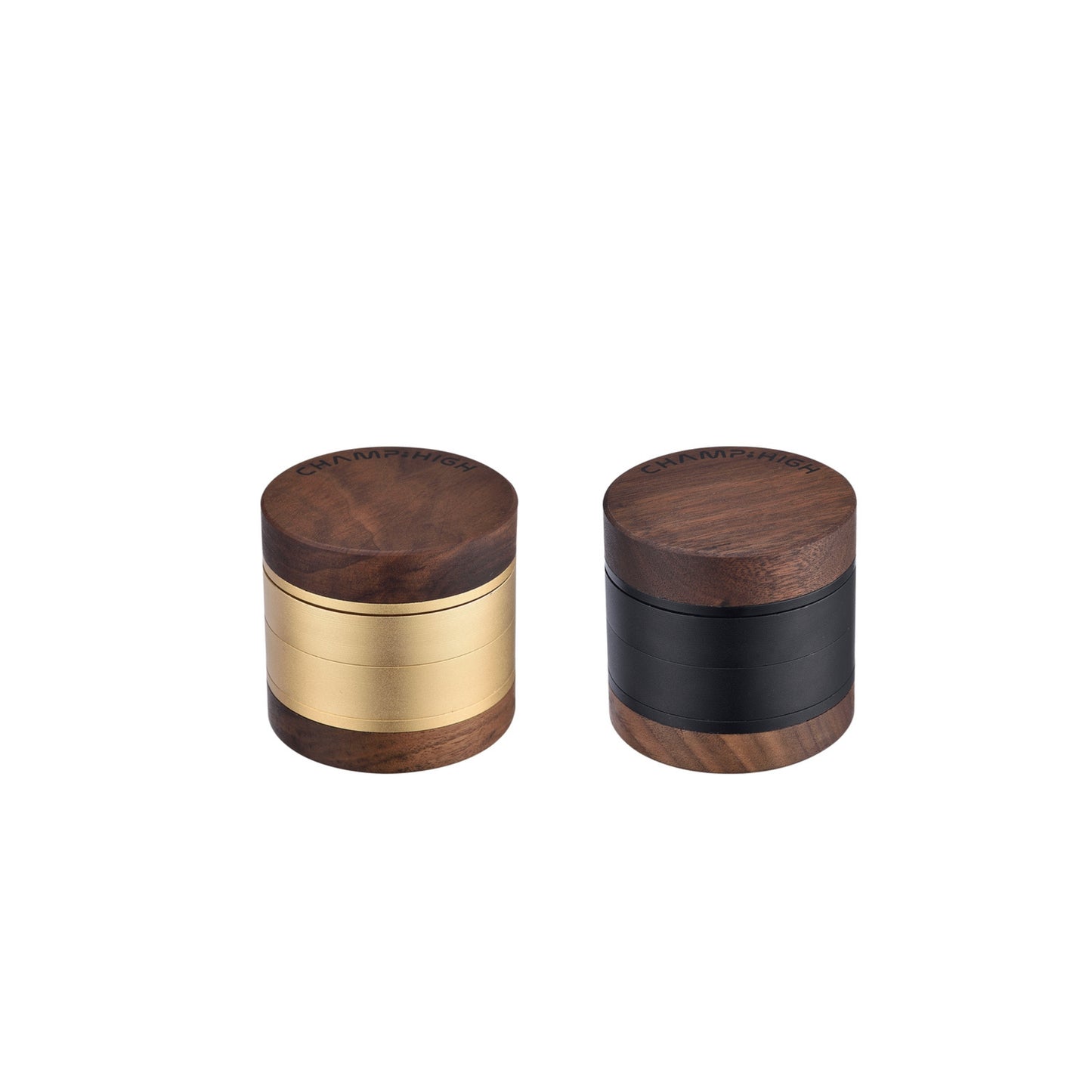 Grinder rotondo legno 62mm 4 parti denti affilati e setaccio