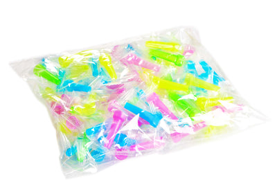 Bocchino narghilè colorato plastica trasparente dettaglio boccaglio monouso