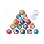 Porta pillole Billiard aperto 3 scomparti interni T09038B