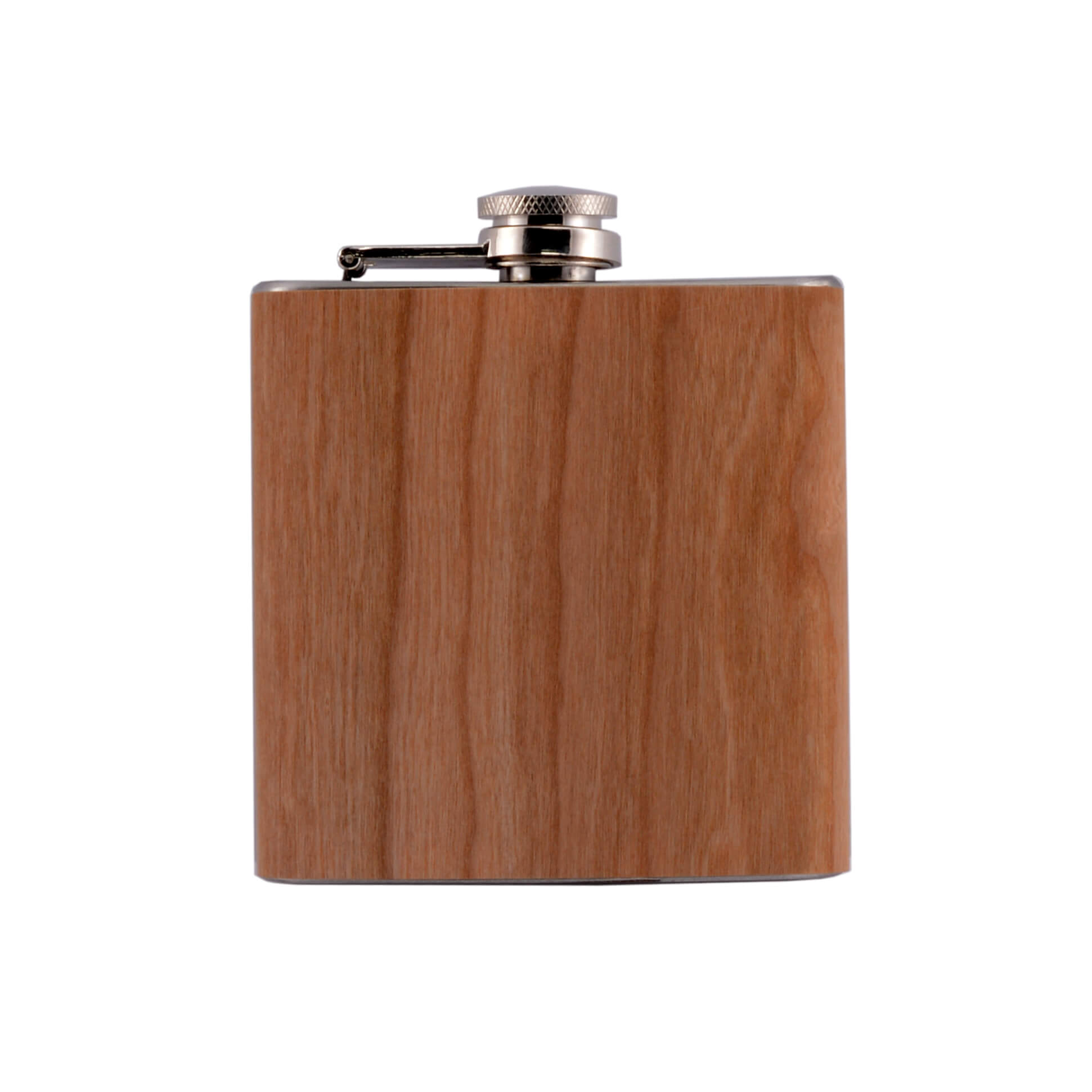 Fiaschetta acciaio inox 6oz 180ml effetto legno