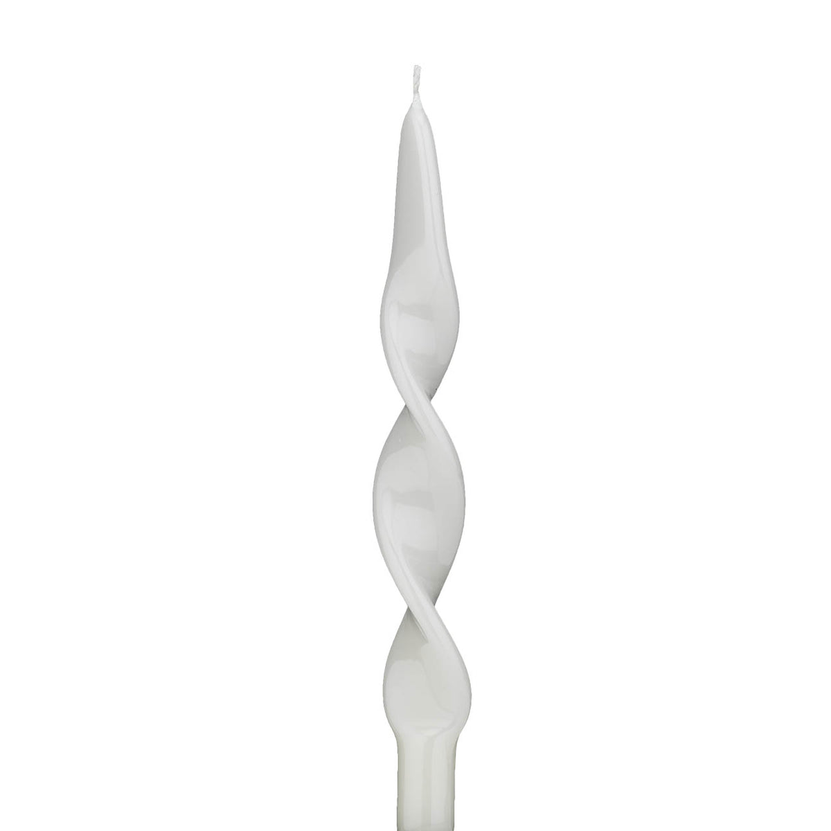 Bagutta Tendence Candele a Spirale Bianche 27x2,2 cm, 4 pezzi