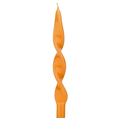 Bagutta Tendence Candele a Spirale Pesca 27x2,2 cm, 4 pezzi