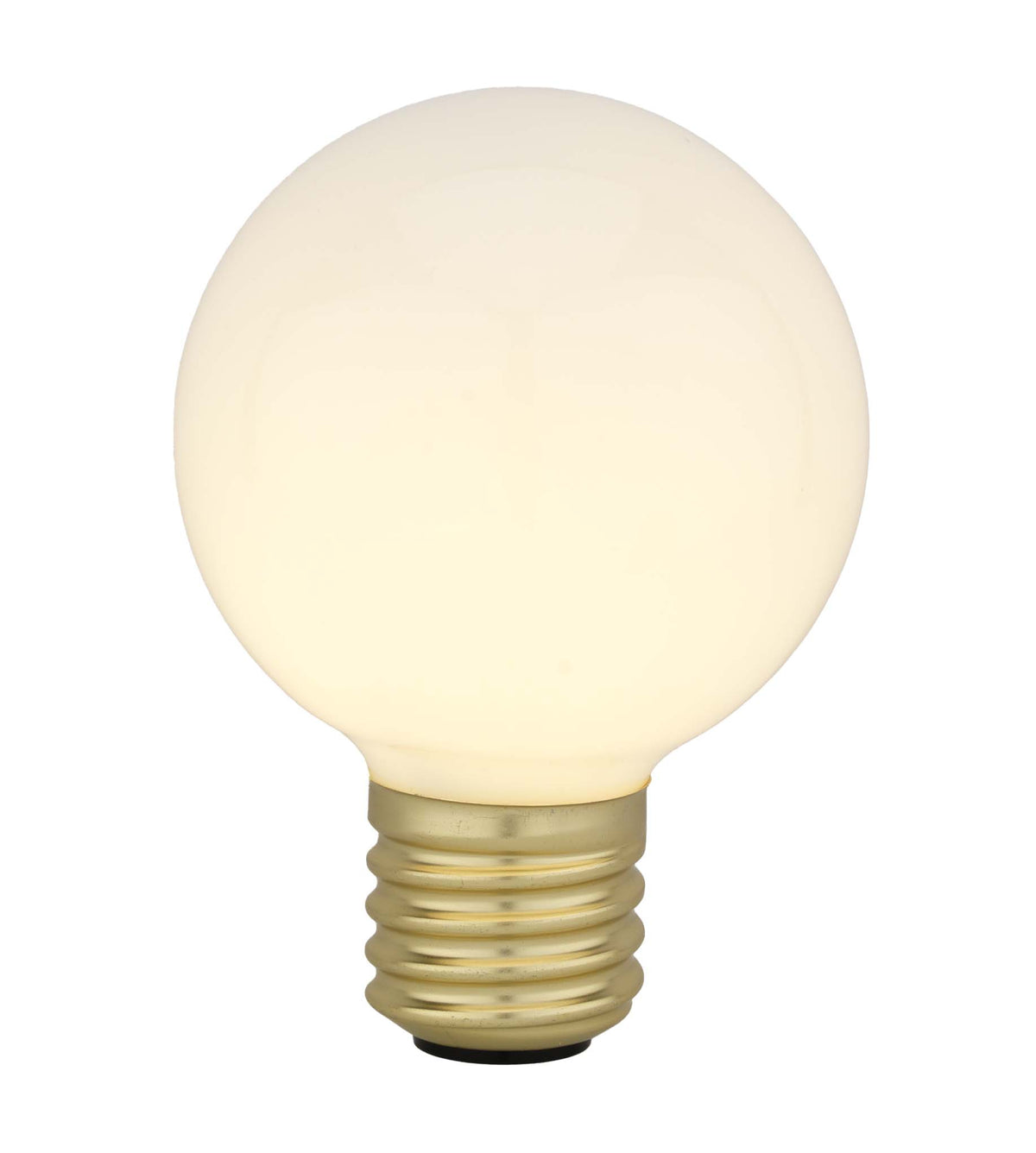 Bagutta Lampada LED a Vaso in Vetro Beige Ricaricabile USB 27 cm