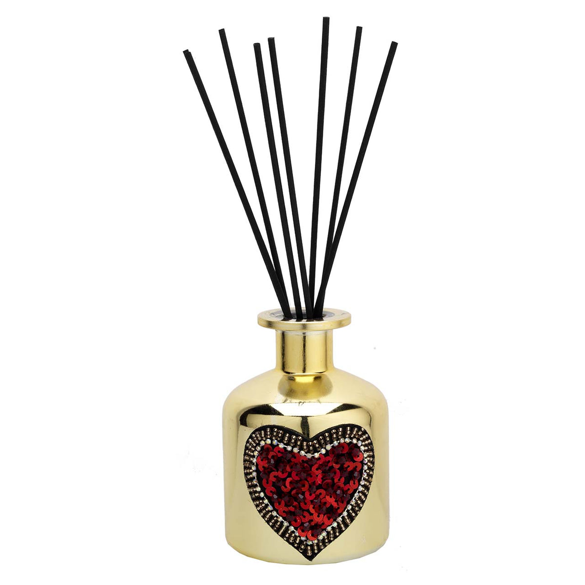 Bagutta Profumatore per Ambienti Cuore Oro Fragranza Agrumi 200 ml 11 cm