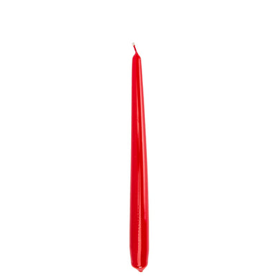 Bagutta Candele Coniche Rosse 24x2,2 cm 10 pezzi
