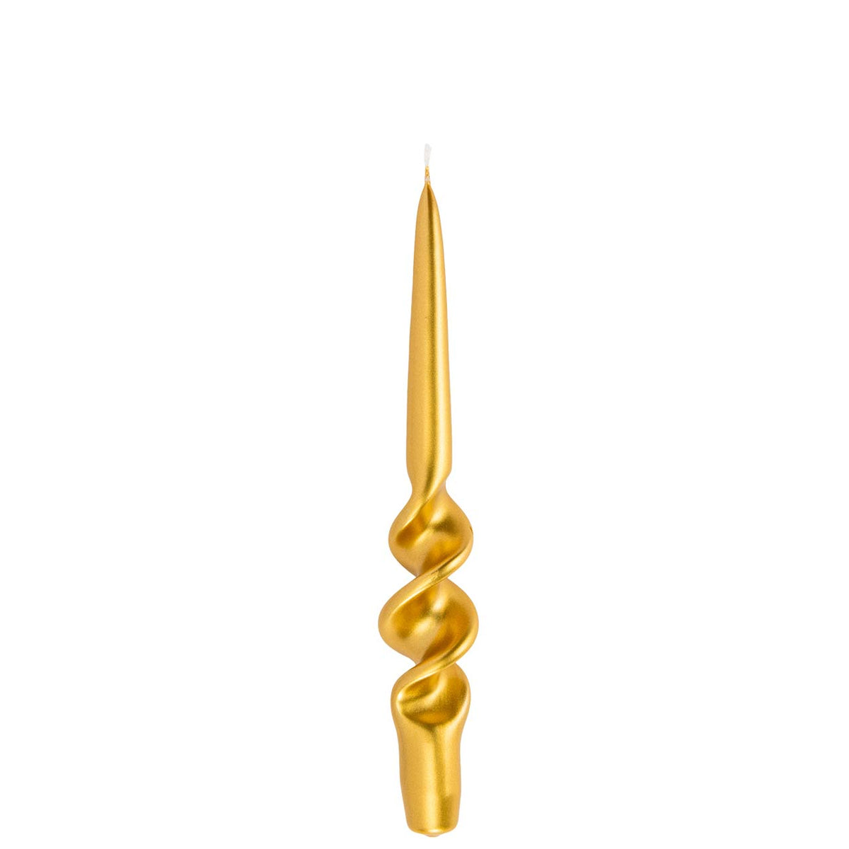 CANDELA MEZZA SPIRALE ORO 8pzi