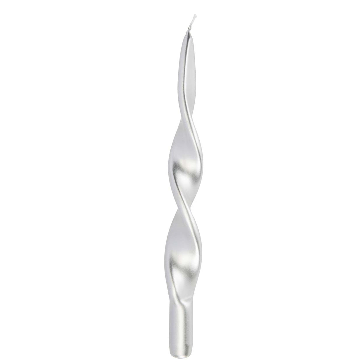 CANDELA SPIRALE ARGENTO 4pzi