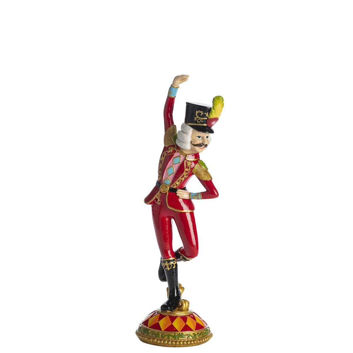 Bagutta Soldatino Danzante Rosso Nero e Oro 30 cm