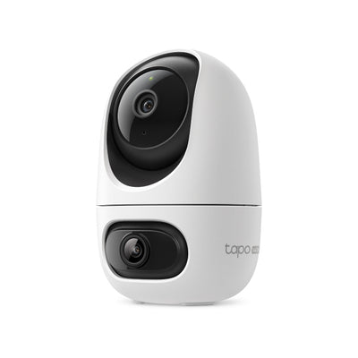 Tapo C245D Telecamera di sicurezza motorizzata con doppio obiettivo interno 2K+2K