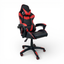 Powerlan Turan Sedia Gaming Reclinabile in Ecopelle Rossa e Nera con 2 Cuscini